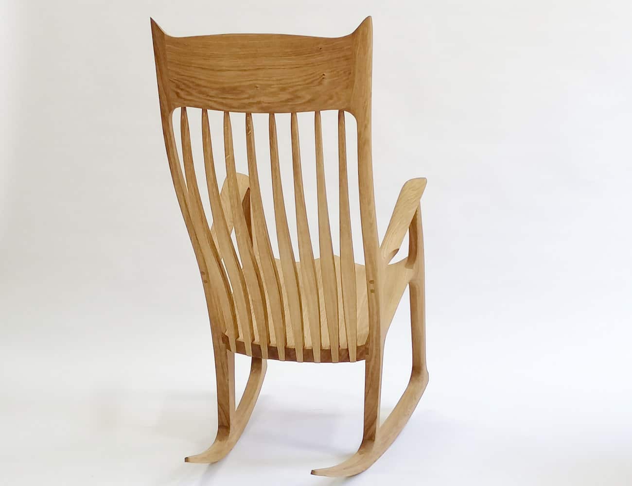 Rocking Chair made from massiv wood - like the Maloof Rocker