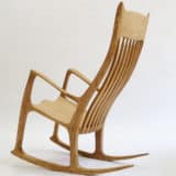 This Rockingchair is built entirely from wood