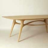 Holztisch aus Eiche, große Tischplatte, Modellauswahl